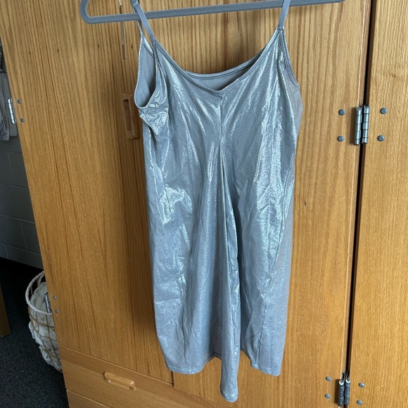 SKIMS Fits Everybody Slip Dress Silver - Picture 3 of 3
